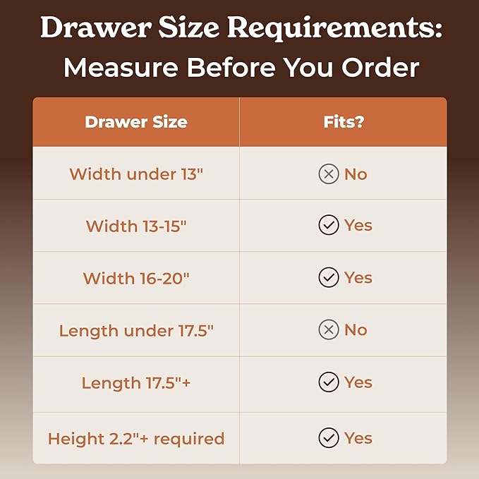 SMIRLY Silverware Drawer Organizer – Bamboo Kitchen Drawer Organizer, Adjustable Utensil Holder and Cutlery Tray, Drawer Dividers for Flatware and Kitchen Utensils