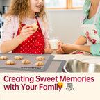 4 Pack Silicone Baking Mat, Non-Stick Silicone Baking Sheet, Food Safe Silicone Mats for Baking, 480℉ Heat Resistant, 2 Half & 2 Quarter (Purple, Blue, Grey)