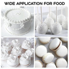 White Food Coloring Gel Herbeklab 4.5 oz Professional Grade White Food Dye Concentrated Gel Food Color for Icing Baking Cake Decorating Cookie