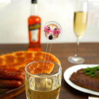 Custom Wedding Dog Stir Sticks, Personalized Pet Acrylic Cocktail Stirrers, Unique Wedding Drink Sticks, Reusable Acrylic Stirrers, Wedding Favors and Decorations Style 2