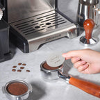 51mm Espresso Puck Screen, Espresso Filter for 51mm Portafilter Filter Basket, Reusable Espresso Screen with 1.7mm Thickness 150μm 316 Stainless Steel