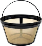 Reusable Coffee Filters for 4-6 Cup Coffee Makers - BPA Free, Fits Mr. Coffee, Black+Decker, Walmart Mainstays & Most 4-6 Cup Basket-Style Brewers (1-Pack)