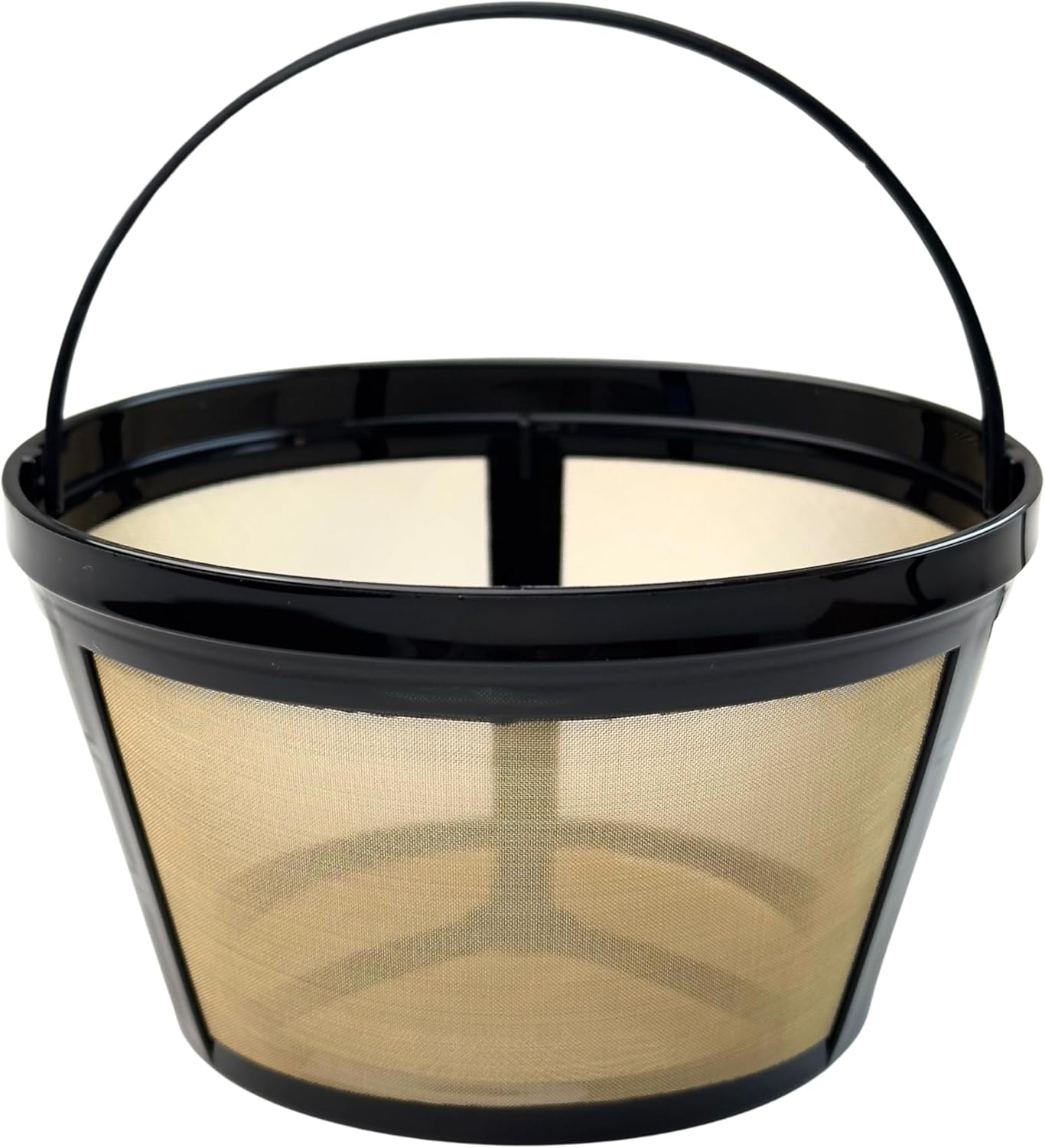 Reusable Coffee Filters for 4-6 Cup Coffee Makers - BPA Free, Fits Mr. Coffee, Black+Decker, Walmart Mainstays & Most 4-6 Cup Basket-Style Brewers (1-Pack)