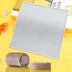 TUKE 3D Cake Lace Mold Stripe Lace Mat Embosser Texture Silicone Mould Fondant Chocolate Stencil Border Bakeware Cake Decorating (A_ Stripe)