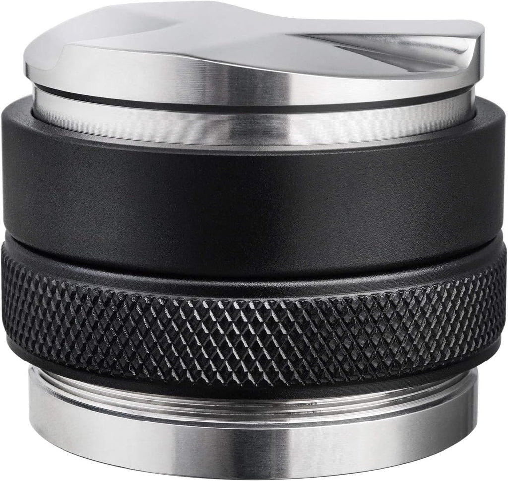 58mm Coffee Distributor and Tamper, Dual Head Coffee Leveler Fits for Portafilter, Increased Adjustable Depth- Professional Espresso Hand Tampers