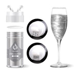 Silver Edible Glitter for Cocktails - 6g Silver Luster Dust Edible Drink Glitter Food Grade Metallic Shimmer Powder Sprinkles for Beverage Chocolate Candy