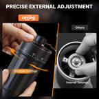 Mini Manual Coffee Grinder with CNC Stainless Steel Conical Burr & 40 Adjustable Settings, Portable Hand Coffee Bean Mill with 30g Capacity & Crank, Great for Travel, Camping, Espresso, Pour Over, etc