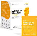 TRULEAN Everyday Wellness Shot Powder - Turmeric, Ginger, Vitamin C, Immunity & Immune Support Supplement - No Artificial Ingredients, No Sugar & Gluten Free - 30 Packets Citrus Flavor