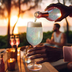 Green Iridescent BREW GLITTER Edible Glitter For Drinks, Cocktails, Beer, Garnish Glitter & Beverages | 100% Edible & Food Grade | Vegan, Gluten, Nut Free (50g, Green Iridescent)