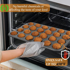 Muffin Cupcake Pan, Mini Muffin Tins Nonstick 24, Muffin Top Pan and Mini Cheesecake pans, Toast Oven Baking Supplies Non Stick Cake Pans Muffin Tray