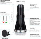 WDT Espresso Distribution Tool, MATOW 6 Prongs Coffee Needle Distribution Tool with Stand - Needle Espresso Distribution Stirrer - 0.4mm Thick Wires - Anodized Aluminum Handle and Stand