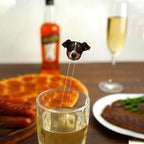 Custom Wedding Dog Stir Sticks, Personalized Pet Acrylic Cocktail Stirrers, Unique Wedding Drink Sticks, Reusable Acrylic Stirrers, Wedding Favors and Decorations Style 3