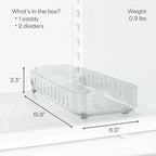 YouCopia RollOut Fridge Caddy, 6" Wide