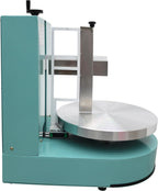 TECHTONGDA Cake Decorating Coating Machine Cream Spreading Automatic Frosting Turntable with Graduated Scraper 60-320RPM Rotating Speed for 6-14inch Cakes Green