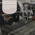 58mm Backflush Inser, Backflush Filter Espresso, Stainless Steel Back Flush Blind Filter Basket Fits for Breville Gaggia Classic and other Espresso Machines Espresso Cleaning Disc (1-Piece Set)