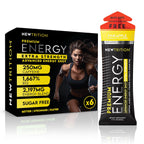NewTrition® Extra Strength Energy Shots, 250mg Caffeine Energy Shots with Vitamin B & Amino Acids, Sugar-Free Vitamin Energy Shot, 1.7 fl oz (Pack of 6, Pineapple)