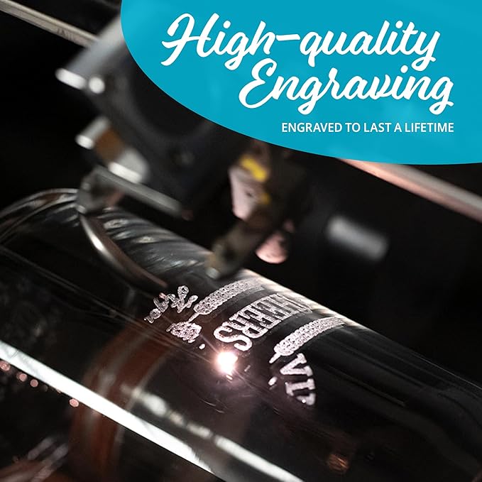 On The Rox Drinks 4 Piece Glass Set Engraved with A-Monogram, 11-Ounce