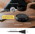 Mug Warmer for Desk, Electric Coffee Cup Warmer 8H Auto Shut Off Candle Warmer for Home Office, Smart Tea Beverage Coffee Warmer with 3 Temperature Setting, Wax Melt Warmer Scented Oil Wax Cube Melter