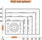 Silicone Pastry Mat - Non-Slip with Measurement Baking Mat for Fondant/Rolling Dough/Pie Crust/Pizza and Cookies - Oven Liner/Counter Mat/Kneading Mat,24" x 32", Black