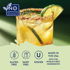 Jordan's Skinny Syrups Sugar Free Syrup, Naturally Sweetened Spicy Margarita Mix Syrup, 32 oz, Low Calorie Flavoring, Protein Shake, Cocktail & More, Gluten Free, Keto Friendly