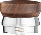 MOJAE 53mm Espresso Distributor, Coffee Distributor, Espresso Distribution Tool, Adjustable Depth Espresso Leveler with Walnut Wood Handle, Fits for 54mm Breville Barista Portafilter