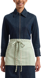 MEEMA Waist Apron with 3 Pockets | Waitress Apron | Waitress Apron with Pockets | Half Aprons With Pockets | Server Aprons Women