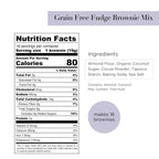 Stellar Eats Grain‑Free Fudge Brownie Baking Mix | Gluten‑Free, Dairy‑Free, Plant‑Based, Paleo‑Friendly, Naturally Sweetened with Coconut Sugar | Almond Flour-Based | 10.4 oz | 1 Pack