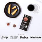 WOKEN COFFEE Compostable Nespresso Pods - Vigoroso Dark Roast Italian Espresso Coffee Capsules Compatible With Nespresso Coffee Machine (100 Pod Count, 10 Boxes)