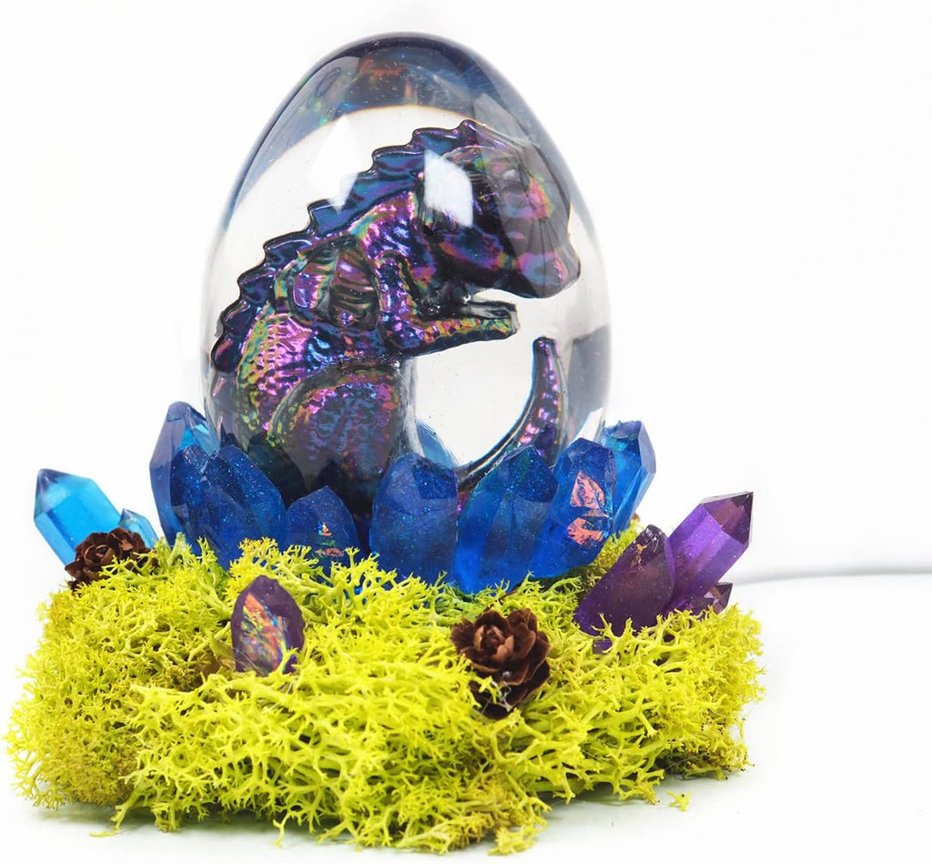 2 Pack Dinosaur Silicone Mold - Resin Candle & Easter Egg Mold - Animal & Cartoon Mold for Home Decoration