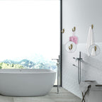 IBosins 50PCS Coat Hooks Wall Mounted Single Prong Robe Hook for Hanging Towel Hooks with 100 Screws for Cup, Mug, Bags, Hat, Cap, Scarf, Pet leashes