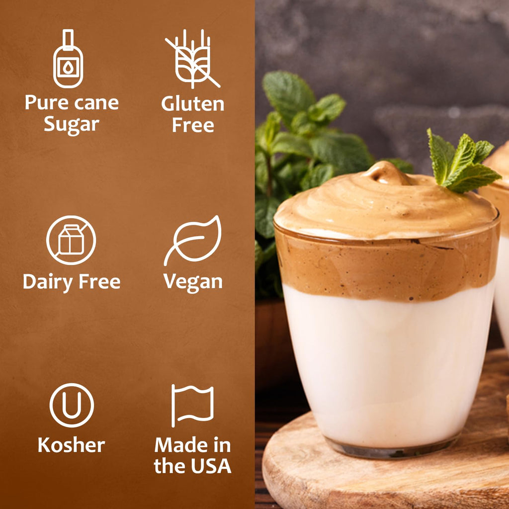 Syruvia Peppermint Syrup for Coffee 25.4 Ounces Peppermint Flavoring for Coffee