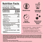 YULU FOODS Instant Bubble Pearl Classic Milk Tea Kit with Authentic Brown Sugar Tapioca Pearls, Ready in Under One Minute, Paper Straws Included – 3 Servings