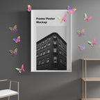 SAOROPEB 3D Butterfly Wall Decor 48 Pcs 4 Styles 3 Sizes, Purple Butterfly Decorations for Birthday Decorations Butterfly Party Decorations Cake Decorations, Removable Stickers (Laser Pinkpurple)