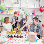 80 Pcs Firework Cupcake Topper Gold Graduation Cake Decorations Foil Frill Toothpicks for Party Decoration, Cake Toppers, Picnics, Bar, Birthday, Holiday (Gold)