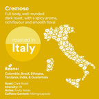 WOKEN COFFEE Compostable Nespresso Pods - Cremoso Dark Roast Italian Espresso Coffee Capsules Compatible With Nespresso Coffee Machine (100 Pod Count, 10 Boxes)