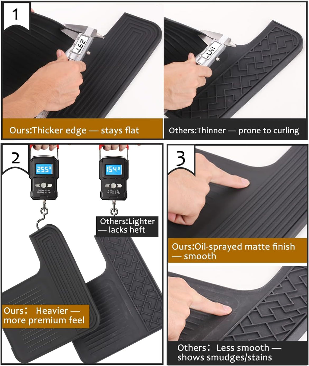 Top Mat for Ninja Luxe Espresso Coffee Machine ES601 & ES701 – Protects Top Surface – Food-Grade Silicone - Grinder Access Unblocked - Waterproof, Heat-Resistant - Accessories for Ninja Luxe Cafe