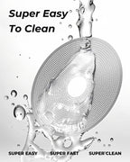 58mm Espresso Puck Screen with Round Hole in the Middle - 0.2mm Ultra Thin Espresso Puck, Stainless Steel Reusable Coffee Filter, Suitable for La Marzocco/Gaggia