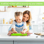 Rolling Pin Dough Roller for Baking with Thickened Non Stick Silicone Metal Handle Rolling Pin Stainless steel Fondant Roller Pin Cookie Pastry Kitchen Accessories 13.8 X 1.5 Inches