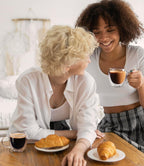 OJA Espresso Cups Set of 2, Hand Blown 5OZ Double Wall Glass Mugs with Handle Perfect for Cappuccino, Latte, Tea, Clear Glass Espresso Shot Cups Suitable for Coffee Machine