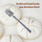 Bread Lame Dough Scoring Tool, Stainless Steel Scoring Knife with 5 Feather Blades, Sourdough Scoring Tool for Bread Baking, Baking Tool for Baking Beginners