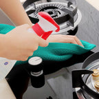 Homaxy 100% Cotton Waffle Weave Kitchen Dish Towels, Ultra Soft Absorbent Quick Drying Cleaning Towel, 13 x 28 Inches, 8-Pack, Teal