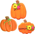 Halloween & Thanksgiving Pumpkin Patch Cookie Cutters 3-Pc. Set Made in USA by Ann Clark