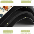 Dish Drying Mat Squirrel in the Flowers Kitchen Mat 16"x24" Bsorbent Coffee Maker Mat for Dishes,Utensils Coffee Maker Pots and Pans Easy Clean Dish Slip Resistant Pad