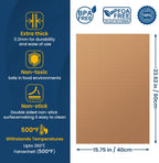 Oven Liners for Bottom of Oven -2Pack Large Heavy Duty Oven Mat, Toaster Gas Stove Oven Liner,Oven Covers for Electric Stove,Grill Mat - BPA & PFOA Free Kitchen Accessory to Keep Oven Clean