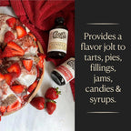 Cook's, Strawberry Extract for Baking, Preserves, Syrup, Cookies, Cakes, 8 oz