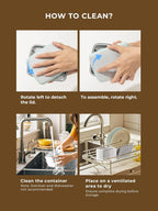 Pop Air Tight Containers Stackable- 2-Pack Cereal Storage Containers with Lids Airtight, Leakproof Pop Up Containers for Organizing, 1.5Qt & 0.5Qt