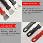 12PCS Brush Cleaning Set,3 Gap Brushes + 6 Metal Crevice Brushes +3 Scrapers–Cleaning Tools for Kitchen, Bathroom, Grill, Sink, Tile Gaps, Corner, Grout, Cup, Teapot, Bottle, Blender (Colorful)