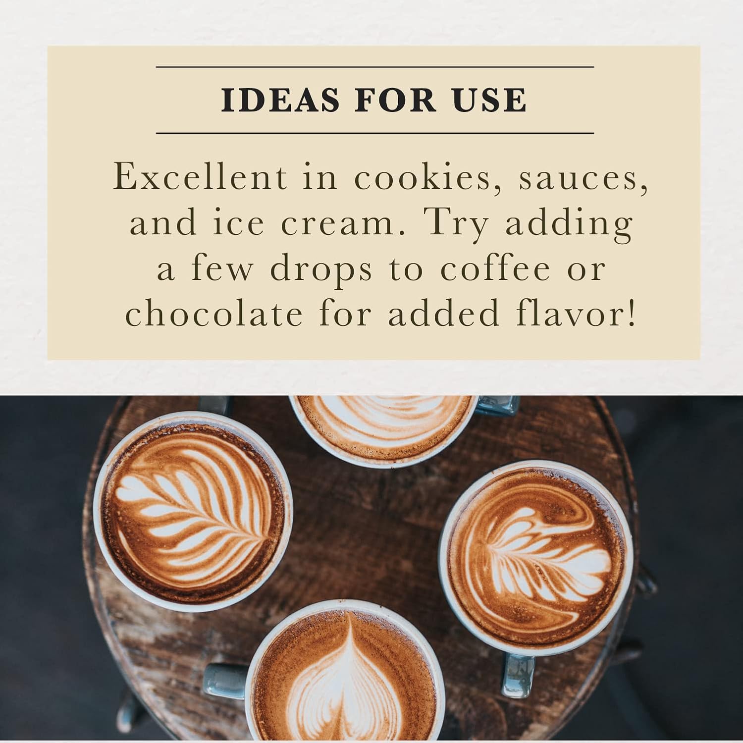 Cook's, Pure Hazelnut Flavor, Perfect for Baking and Cooking, Certified Kosher, Gluten Free, Allergen Free, Vegan, 4 oz