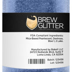 Sky Blue BREW GLITTER Edible Glitter For Drinks, Cocktails, Beer, Garnish Glitter & Beverages | KOSHER & HALAL Certified | 100% Edible & Food Grade | Vegan, Gluten, Nut Free (50g, Sky Blue)