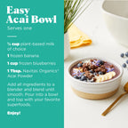 Navitas Organics Acai Powder, 4oz. Pouch, 38 Servings